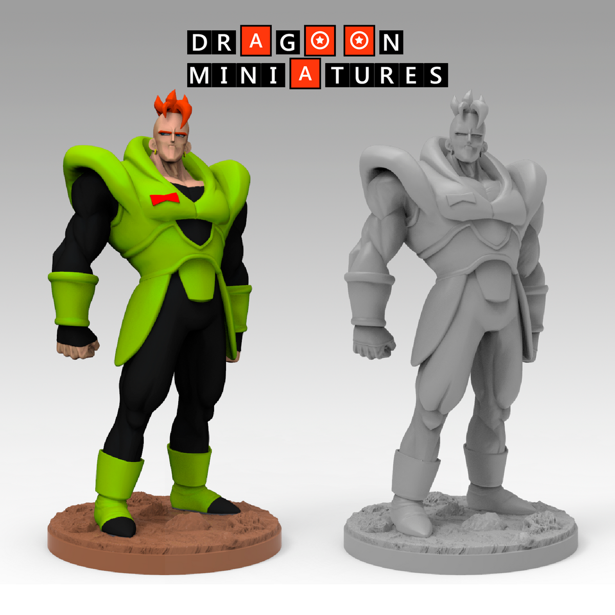 Android Saga P2 - DragonBall Z - 28mm-32mm DnD Pathfinder Tabletop RPG