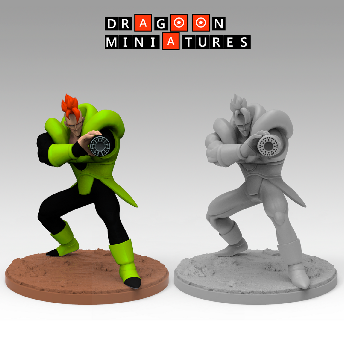 Android Saga P2 - DragonBall Z - 28mm-32mm DnD Pathfinder Tabletop RPG