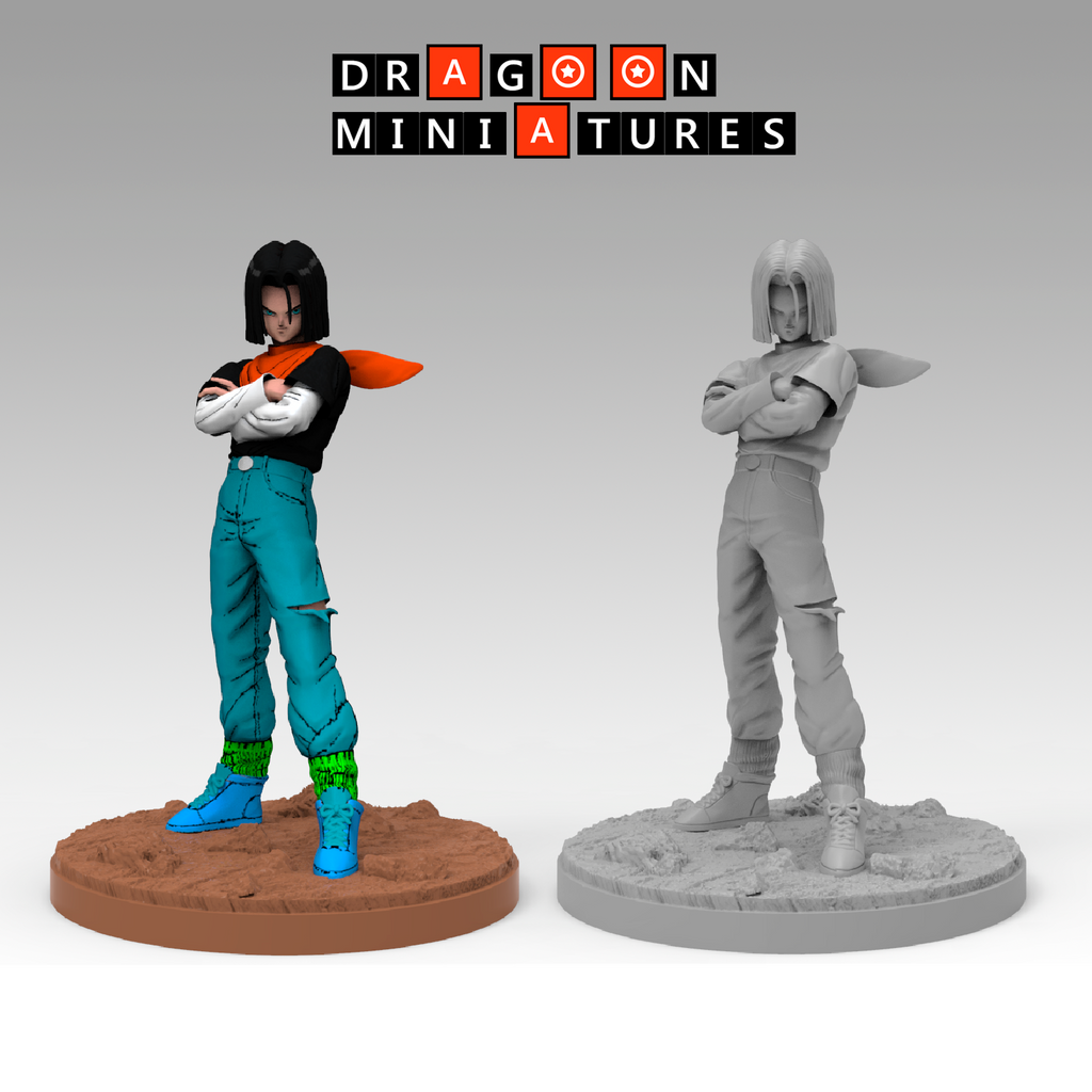 Android Saga P2 - DragonBall Z - 28mm-32mm DnD Pathfinder Tabletop RPG