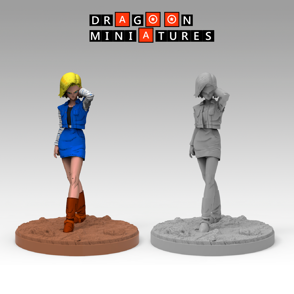 Android Saga P2 - DragonBall Z - 28mm-32mm DnD Pathfinder Tabletop RPG