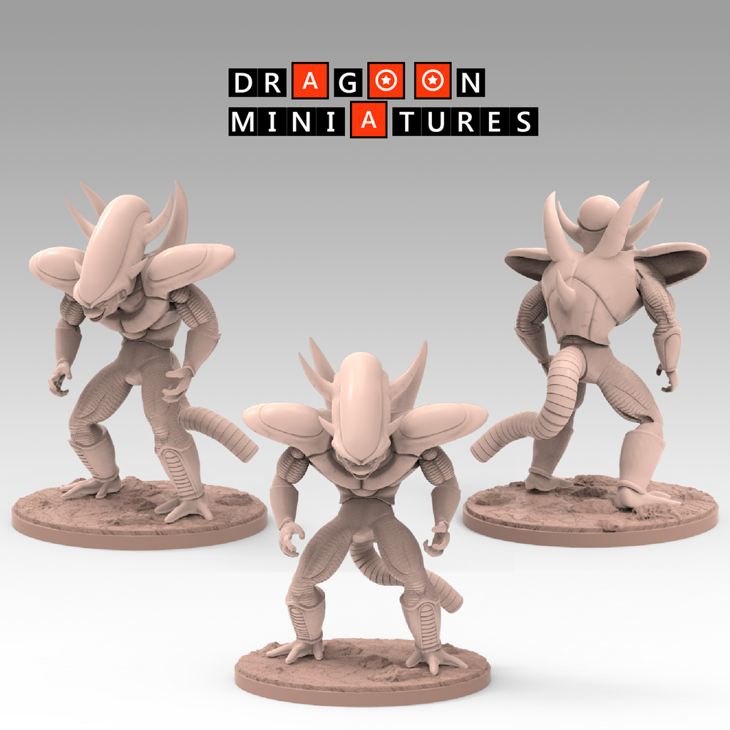 Frieza Saga P3 - DragonBall Z - 28mm-32mm DnD Pathfinder Tabletop RPG