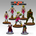 Broly Legendary Super Saiyan Miniatures DBZ DnD 32mm Tabletop RPG Resin Figures