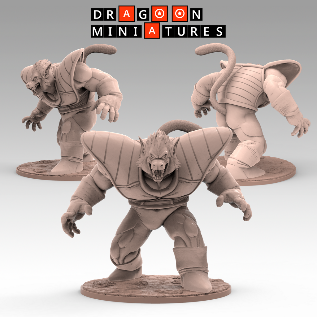 Saiyan Saga P2 - DragonBall Z - 28mm-32mm DnD Pathfinder Tabletop RPG