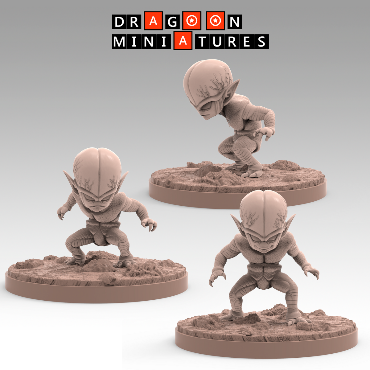 Saiyan Saga P2 - DragonBall Z - 28mm-32mm DnD Pathfinder Tabletop RPG
