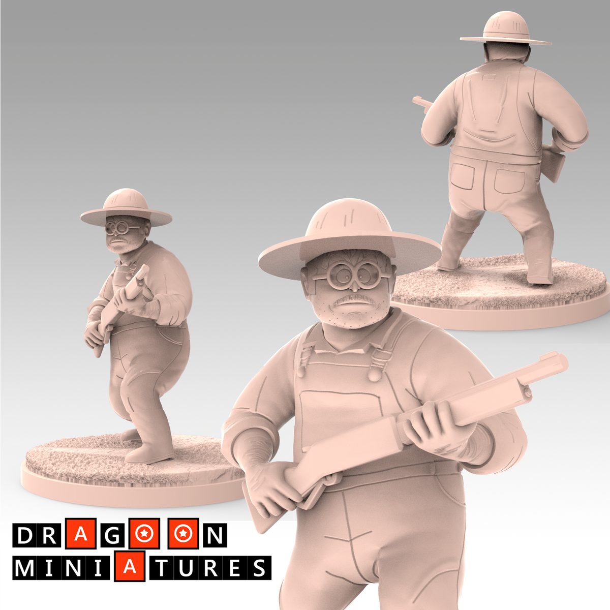 DBZ Saiyan Saga P1 Miniatures Raditz Goku Piccolo Gohan Saibaman 28mm DnD Resin