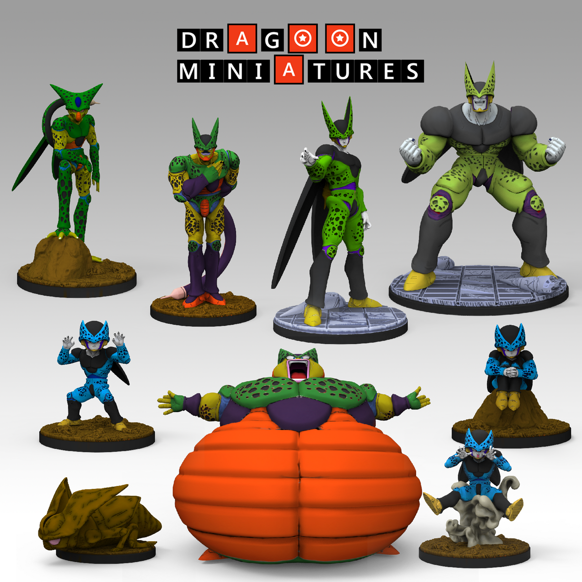 Android Saga P3 - DragonBall Z - 28mm-32mm DnD Pathfinder Tabletop RPG