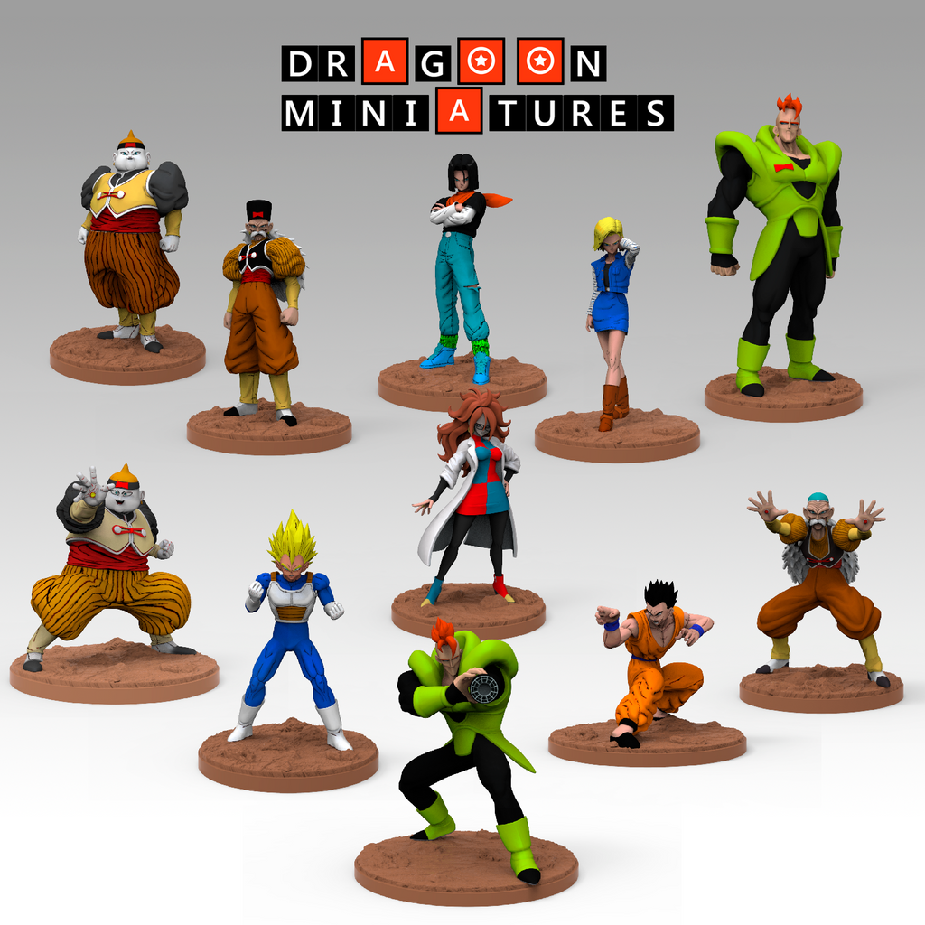 Android Saga P2 - DragonBall Z - 28mm-32mm DnD Pathfinder Tabletop RPG