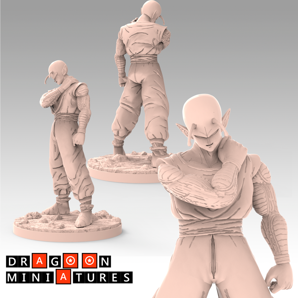 DBZ Saiyan Saga P1 Miniatures Raditz Goku Piccolo Gohan Saibaman 28mm DnD Resin